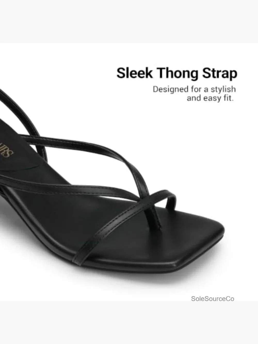 Strappy Square Toe Kitten Heel Sandals - Dressy Wedding Guest Heels with Ankle